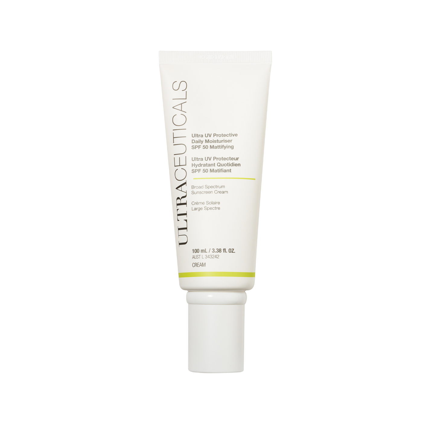 Tester Ultra UV Protective Daily Moisturiser SPF50 Mattifying 100ml